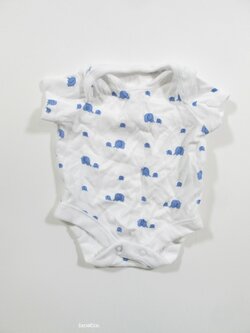 Bílé body se sloníky secondhnad Bílé body se sloníky secondhnad