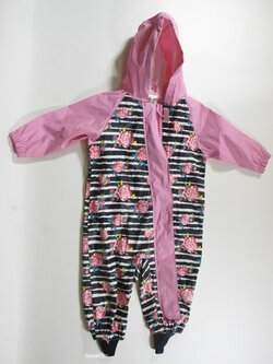 Pogumovaný pruhovaný overal pro holky secondhand Pogumovaný pruhovaný overal pro holky secondhand