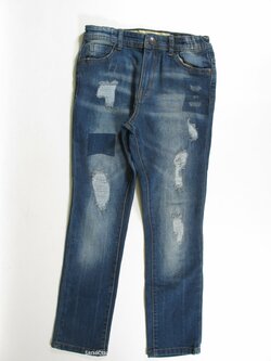 Džínové modré kalhoty pro holky secondhand Džínové modré kalhoty pro holky secondhand