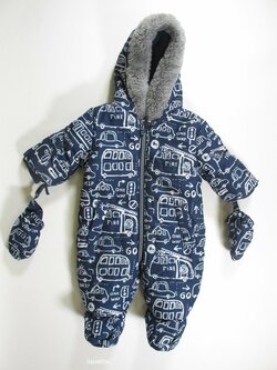 Zimní obrázková kombinéza pro kluky secondhand Zimní obrázková kombinéza pro kluky secondhand