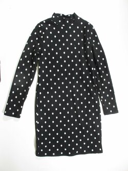 Šaty dl rukáv s puntíkem secondhand Šaty dl rukáv s puntíkem secondhand