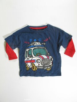 Triko dl.rukáv červeno modré pro kluky secondhand Triko dl.rukáv červeno modré pro kluky secondhand