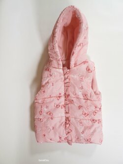 Vesta pro holky růžová secondhand Vesta pro holky růžová secondhand