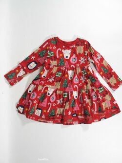 Tunika pro holky dl rukáv červená secondhand Tunika pro holky dl rukáv červená secondhand