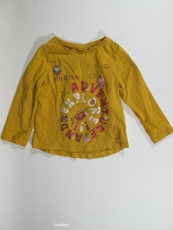 Triko dl.rukáv okrové pro holky secondhand Triko dl.rukáv okrové pro holky secondhand