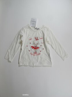 Triko dl.rukáv pro holky bílé outlet Triko dl.rukáv pro holky bílé outlet