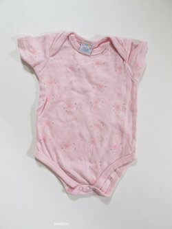 Růžové body s kytkami pro holky secondhand Růžové body s kytkami pro holky secondhand