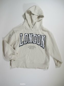 Mikina pro holky světlá, crop secondhand Mikina pro holky světlá, crop secondhand