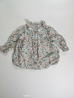 Tunika dl rukáv s kytkami secondhand Tunika dl rukáv s kytkami secondhand