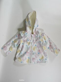 Pogumovaná bunda pro holky s jednorožci secondhand Pogumovaná bunda pro holky s jednorožci secondhand