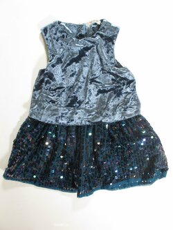 Sametové šaty pro holky zelené secondahnd Sametové šaty pro holky zelené secondahnd