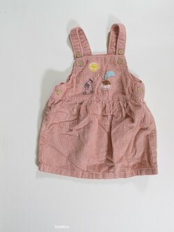 Manžestrová šatovka růžová secondhand Manžestrová šatovka růžová secondhand