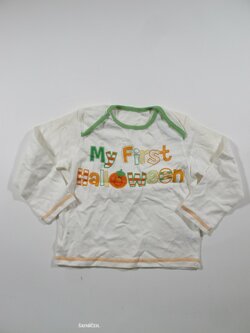 Triko dl.rukáv pro kluky světlé na halloween secondhand Triko dl.rukáv pro kluky světlé na halloween secondhand