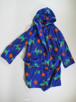 Modrý župan s dinosaury secondhand Modrý župan s dinosaury secondhand