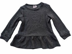 Jarní šedé šaty s dlouhým rukávem secondhand F&F Jarní šedé šaty s dlouhým rukávem secondhand F&F