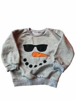 Mikina se sněhulákem pro kluky secondhand Mikina se sněhulákem pro kluky secondhand