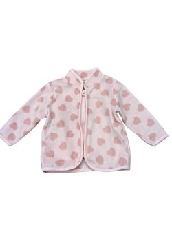 Růžová fleecová mikina pro holky secondhand secondhand - Růžová fleecová mikina pro holky secondhand secondhand -