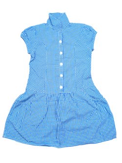 Světle modro bílé kostkované šaty pro holky secondhand secondhand Marks & Spencer Světle modro bílé kostkované šaty pro holky secondhand secondhand Marks & Spencer