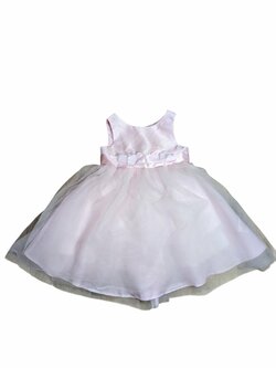 Světle růžové šaty s krajkou pro holky Světle růžové šaty s krajkou pro holky