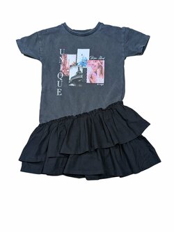 černo šedé šaty pro holky secondhand River Island černo šedé šaty pro holky secondhand River Island