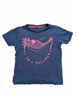 Modré triko s obrázkem pro holky secondhand TAO Modré triko s obrázkem pro holky secondhand TAO