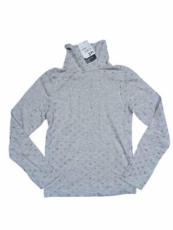 Šedé elastické triko se třpytivými puntíky pro holky outlet Oeko Tex Šedé elastické triko se třpytivými puntíky pro holky outlet Oeko Tex