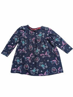 Tmavě modré šaty na Vánoce pro holky secondhand F&F Tmavě modré šaty na Vánoce pro holky secondhand F&F