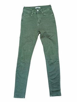 Zelené džíny pro holky secondhand Moon Girl Zelené džíny pro holky secondhand Moon Girl