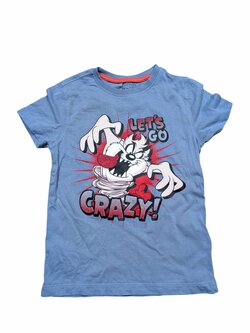 Modré triko s obrázkem pro kluky secondhand M&S Modré triko s obrázkem pro kluky secondhand M&S