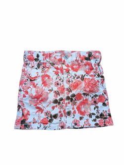 Džínová sukně kytkovaná pro holky secondhand Name it Džínová sukně kytkovaná pro holky secondhand Name it