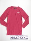 Funkční růžové triko pro holky secondhand