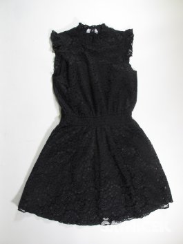 Šaty  krajkové černé pro holky secondhand