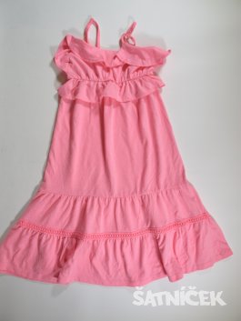 Šaty růžové pro holky secondhand