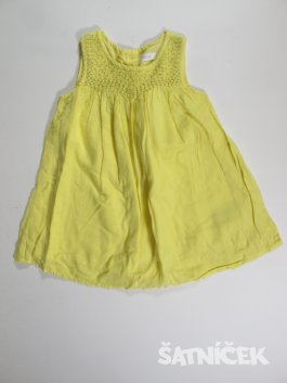Šaty žluté   pro holky secondhand
