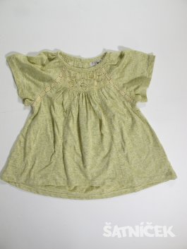 Šaty - tunika zelenkavá pro holky secondhand