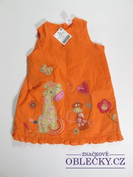 Zvětšit Šaty pro holky oranžové outlet 