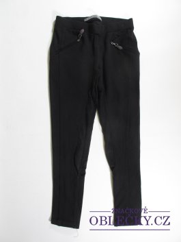 Zvětšit Elastické černé kalhoty pro holky secondhand